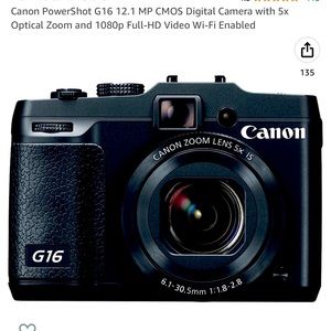 Canon G16 Powershot Camera Bundle